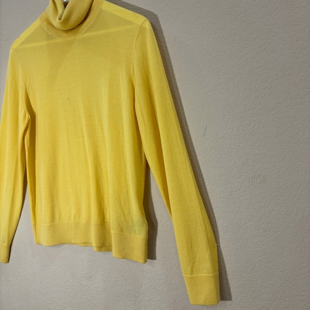Polo Ralph Lauren Purple Label 100% Cashmere Turtleneck Sweater Women’s Sz L - Picture 4 of 14